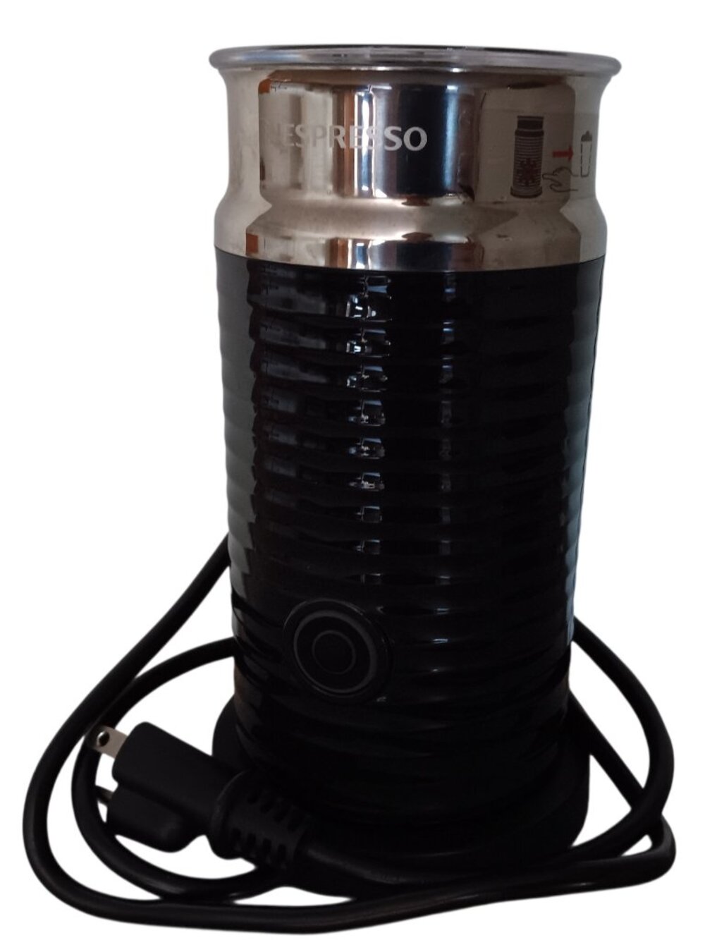 Nespresso Aeroccino 3 Electric Milk Frother – Black, 3694